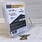 Шуруп универсальный желтый 3.5 х 20 мм МАМОНТ (100 шт.)