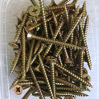 Шуруп универсальный желтый 5.0 х 50 мм МАМОНТ (150 шт.)