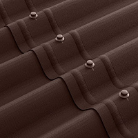 Лист кровельный Onduline ''Smart'' коричневый 1.95 x 0.95 м