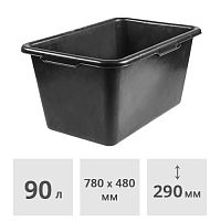 Контейнер строительный прямоугольный 90л (таз строительный) STARTUL MASTER (ST1904-90)