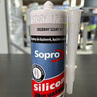 Силиконовый герметик Sopro 036 (17) серебристо-серый, 310 мл