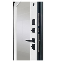 Дверь РОНА Зеркало Бетон графит / Арктик Промет