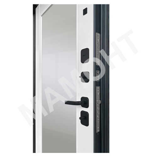 Дверь РОНА Зеркало Бетон графит / Арктик Промет - Фото 4