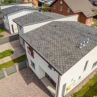 Гибкая черепица ТЕХНОНИКОЛЬ Финская Соната Серый, 3 м2