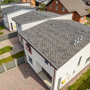Гибкая черепица ТЕХНОНИКОЛЬ Финская Соната Серый, 3 м2
