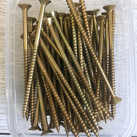 Шуруп универсальный желтый 5.0 х 90 мм МАМОНТ (100 шт.)