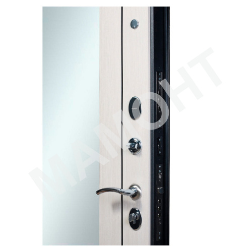 Дверь МАРС 12 Зеркало Антрацит / Эшвайт Промет - Фото 4