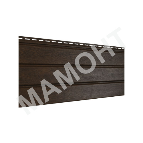 Софит без перфорации Ю-пласт PRO 3 м, Орех тёмный