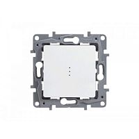 Выключатель Legrand ETIKA 1-клавишный с подсветкой, белый