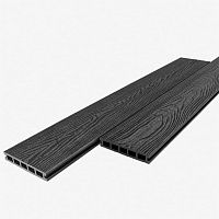 Террасная доска RusDecking UnoDeck Vintage 150 х 24 мм (графит)