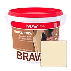 Шпатлевка акриловая MAV BRAVA ACRYL PROFI-1, ель, 1 л (1,3 кг)