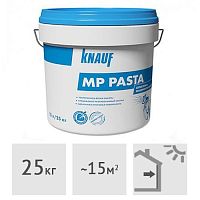 Шпатлевка готовая машинного нанесения Knauf MP Pasta, 25 кг Шпатлевка готовая машинного нанесения Knauf MP Pasta, 25 кг