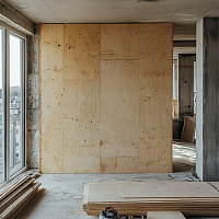 Фанера клееная влагостойкая (8 мм) 152,5 x 152,5 см