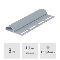 Профиль финишный Docke PREMIUM 3 м, голубика