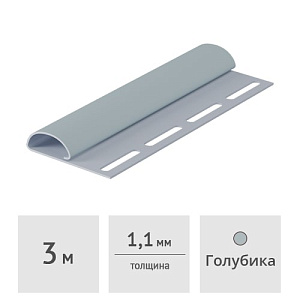Профиль финишный Docke PREMIUM 3 м, голубика