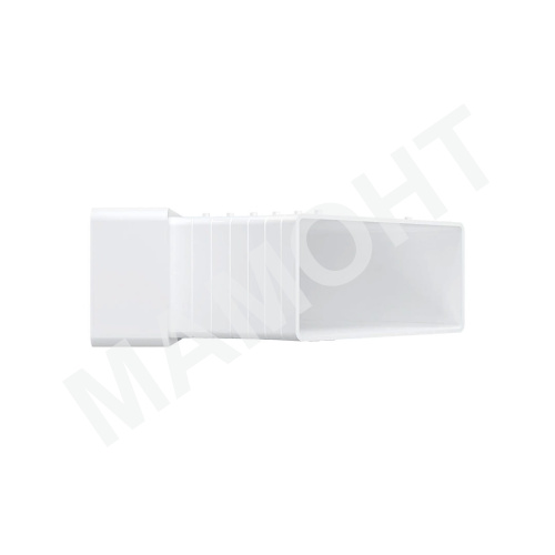 Колено горизонтальное разноугловое для плоских каналов ERA - Фото 3