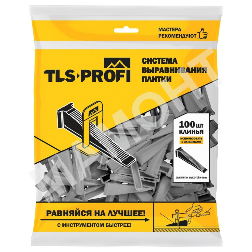 Клин для укладки плитки СВП TLS-Profi (100 шт.)