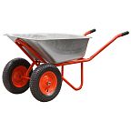 Тачка строительная ECO WB351-2 130 л (два пневмоколеса)