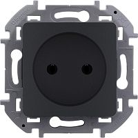 Розетка Legrand INSPIRIA, антрацит