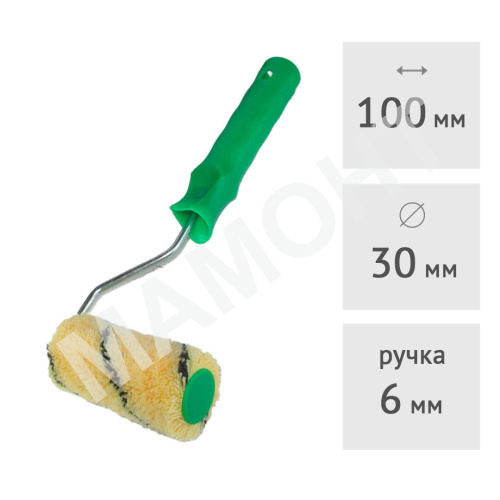 Валик нитевой МИНИ "ПЧЕЛКА" полиакрил SPRAVA, 100 х 30 мм, ворс 11 мм