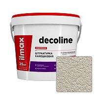 Штукатурка камешковая акриловая ilmax decoline, 1,5 мм, 2722P, 25 кг