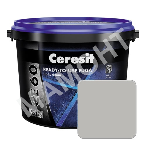 Затирка для швов готовая Ceresit CE60 №7 серая, 2 кг
