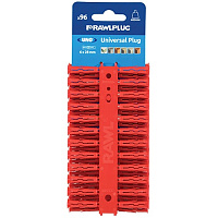 Дюбель распорный 6 x 28 мм красный (96 шт.) UNO RAWLPLUG (R-U1-RED-96-C)