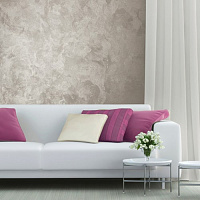 Штукатурка фактурная Мокрый шелк VGT серебристо-белая №1, 1 кг