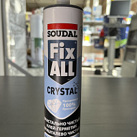 Клей-герметик гибридный Soudal Fix All Crystal прозрачный, 290 мл