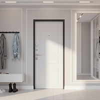 Дверь АРКТИК К Букле графит / Ясень белый Промет