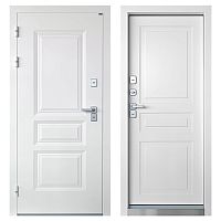 Дверь ВИНТЕР Муар белый / Эмалит белый Промет