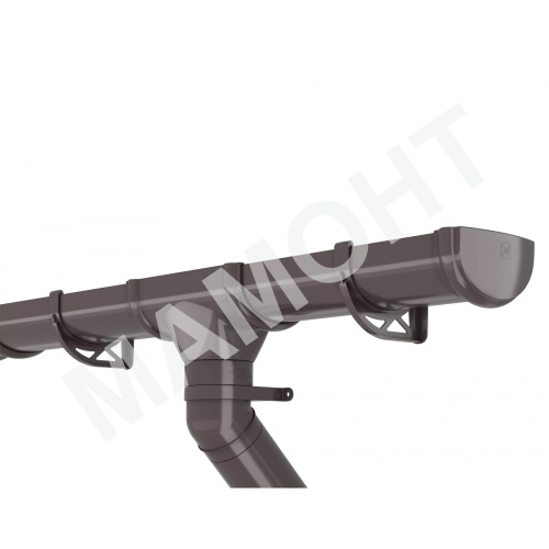 Воронка желоба Технониколь ОПТИМА 120 мм / 80 мм, темно-коричневый