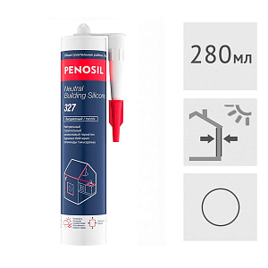 Силиконовый герметик Penosil Neutral Building Silicone 324/327 нейтральный прозрачный, 280 мл