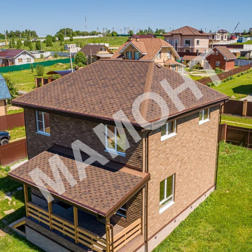 Гибкая черепица ТЕХНОНИКОЛЬ Финская Соната Коричневый, 3 м2