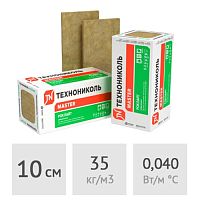 Минеральная вата в плитах 10 см ТехноНиколь Роклайт 4,32 м2