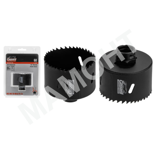 Коронка биметаллическая 68 мм PROGRESSOR GEPARD (GP2550-68)