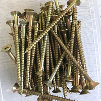 Шуруп универсальный желтый 5.0 х 70 мм МАМОНТ (100 шт.)