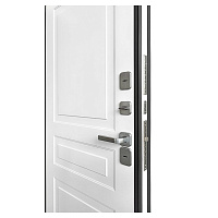Дверь ВИНТЕР Муар белый / Эмалит белый Промет