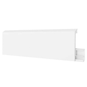 Плинтус HDPS напольный Winart PRO Quadro Белый 80 мм