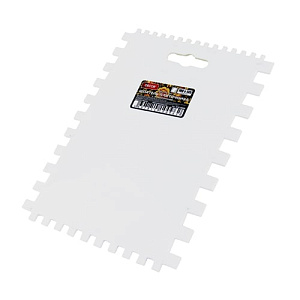 Шпатель плиточника пластиковый 180 x 135 мм 4-сторонний DECOR