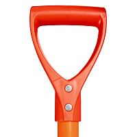 Лопата снеговая из поликарбоната 475 мм с алюминиевым черенком ЭТАЛОН ORIGINAL