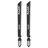 Пилки для лобзика по дереву, пластику T111C (2 шт.) VIRA RAGE (552025)