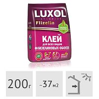 Клей обойный LUXOL Standart Флизелин, 200 г