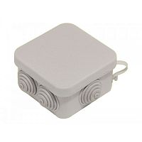 Коробка распаячная открытой установки 70 х 70 х 40 мм HEGEL (КР2605)