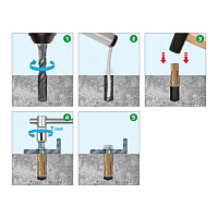 Латунная цанга М8 ЕКТ