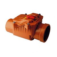 Клапан обратный пластмассовый для канализационных труб