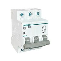 Автоматический выключатель АТРИОН ВА47-29, 3P, хар. C