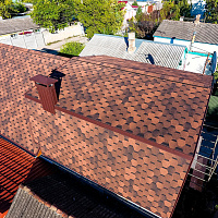 Гибкая черепица Docke PIE PREMIUM Шеффилд кофе, 3 м2