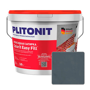 Фуга-клей эпоксидная PLITONIT COLORIT EasyFill титан, 2 кг
