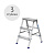Лестница-стремянка двухсторонняя 3 ступени TARKO 04203 - Превью